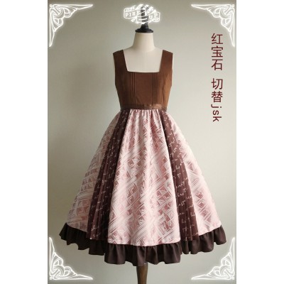 Pink Up Chocolate Kirikae JSK(Leftovers/Full Payment Without Shipping)